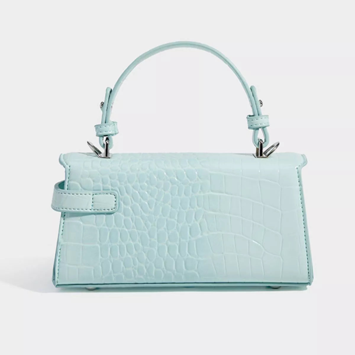 Crocodile Embossed Crossbody Bag