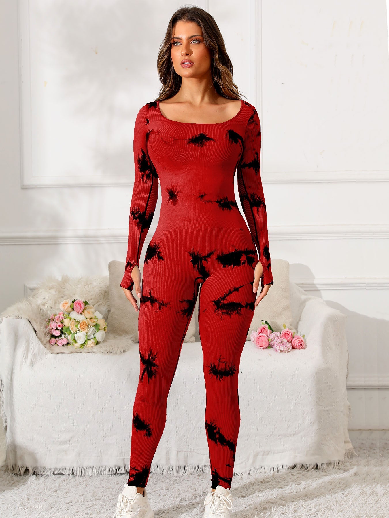 Long Sleeve Active Jumpsuit - MONLANE