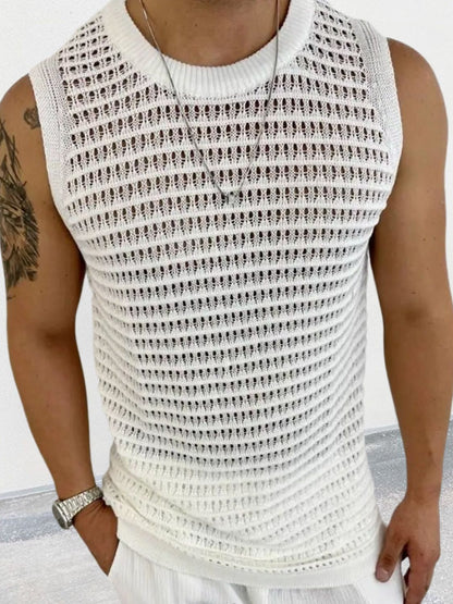 Men's Sleeveless Knit Top