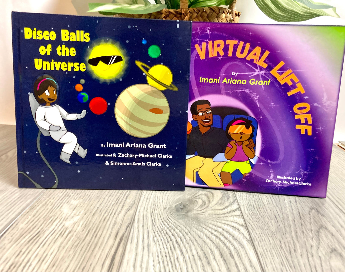 Imani Book bundle (Disco Balls & Virtual Lift Off) Children's Science Books - MONLANE