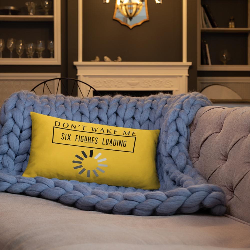 Don't Wake Me 6 Figures Loading Pillow - MONLANE
