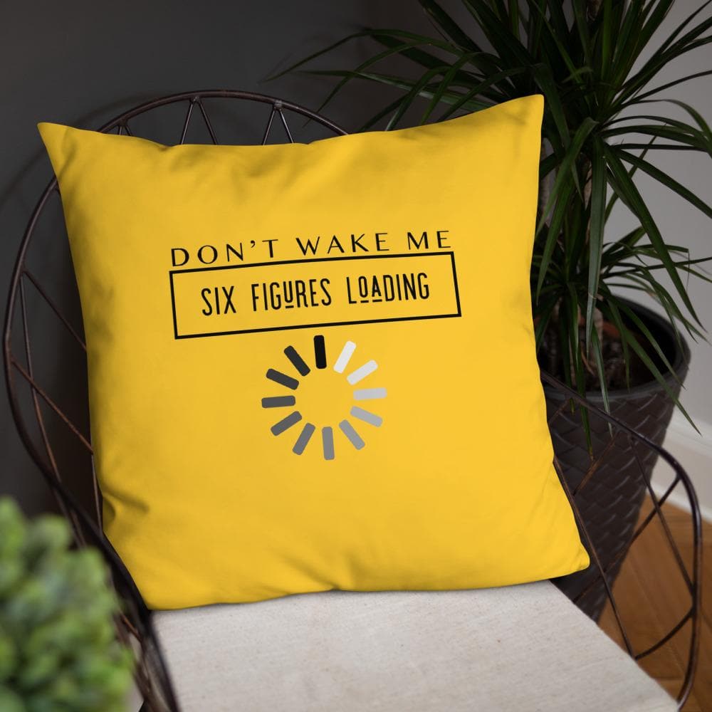 Don't Wake Me 6 Figures Loading Pillow - MONLANE
