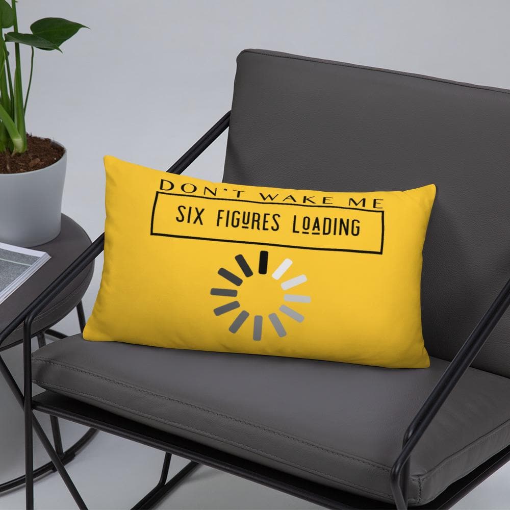 Don't Wake Me 6 Figures Loading Pillow - MONLANE