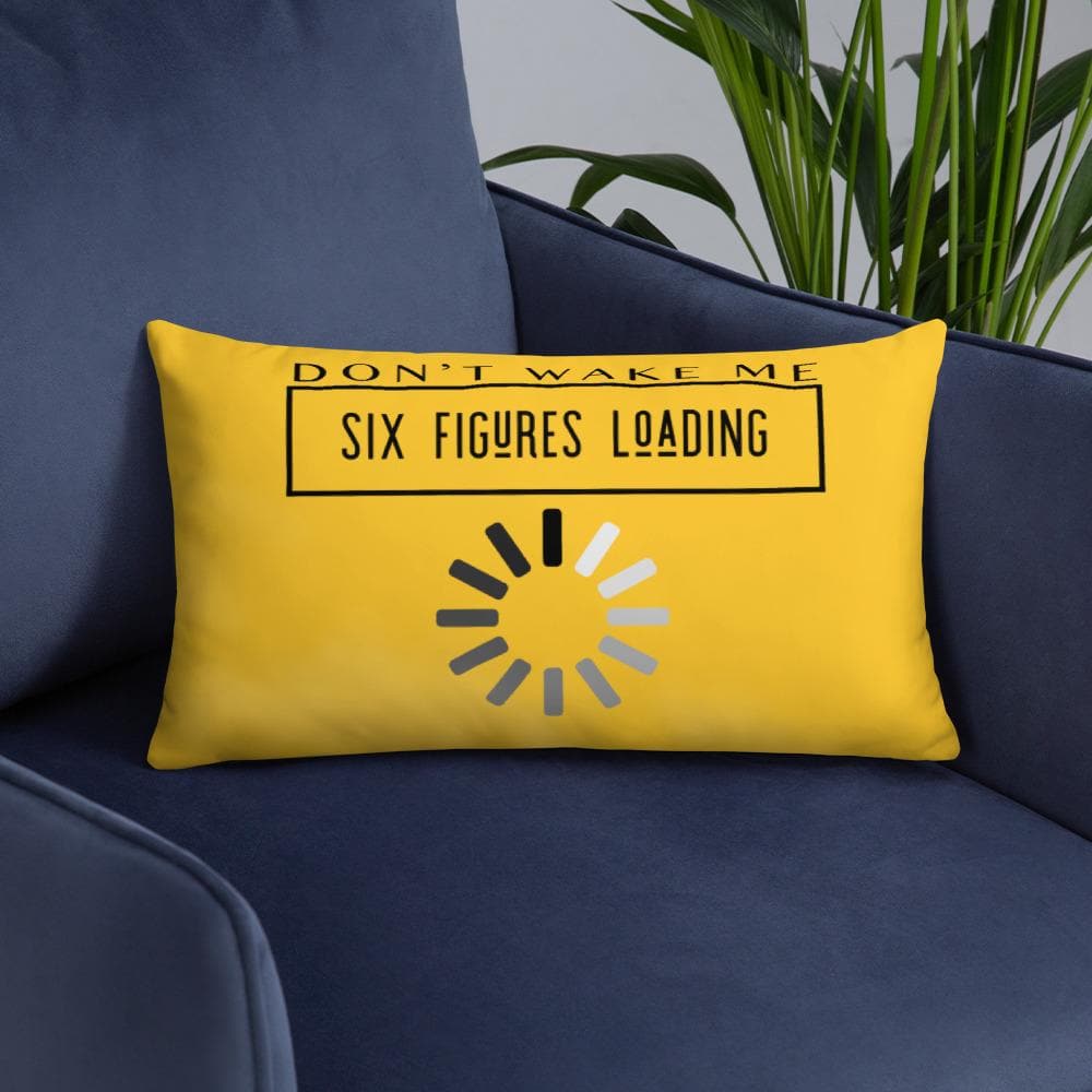 Don't Wake Me 6 Figures Loading Pillow - MONLANE