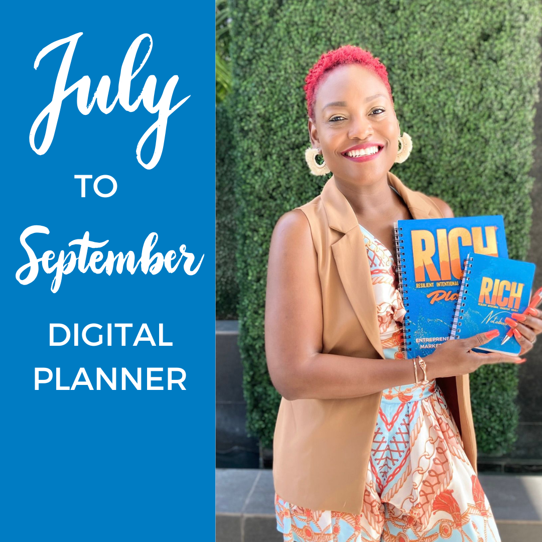 The Quarterly Digital R.I.C.H Planner (July- September) - MONLANE DIGITAL