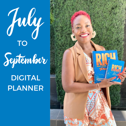 The Quarterly Digital R.I.C.H Planner (July- September) - MONLANE DIGITAL