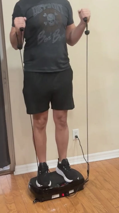 Vibration plate exercising machine.mp4