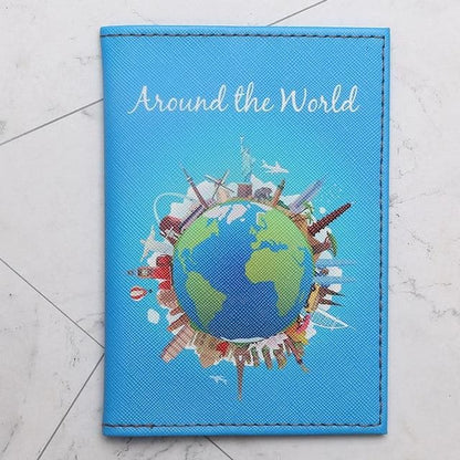 Travel Around the World Passport Cover 14.5*10cm - MONLANE