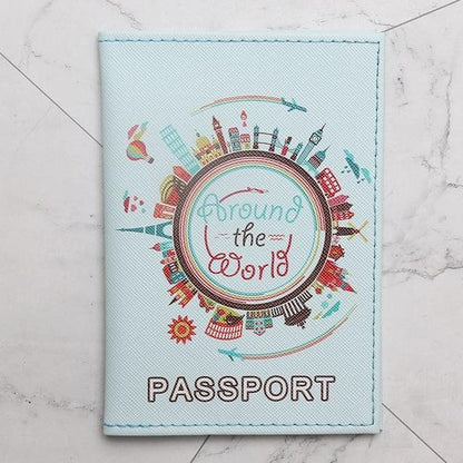 Travel Around the World Passport Cover 14.5*10cm - MONLANE