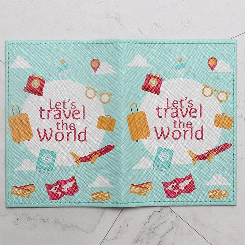 Travel Around the World Passport Cover 14.5*10cm - MONLANE
