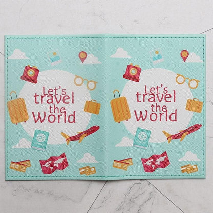Travel Around the World Passport Cover 14.5*10cm - MONLANE