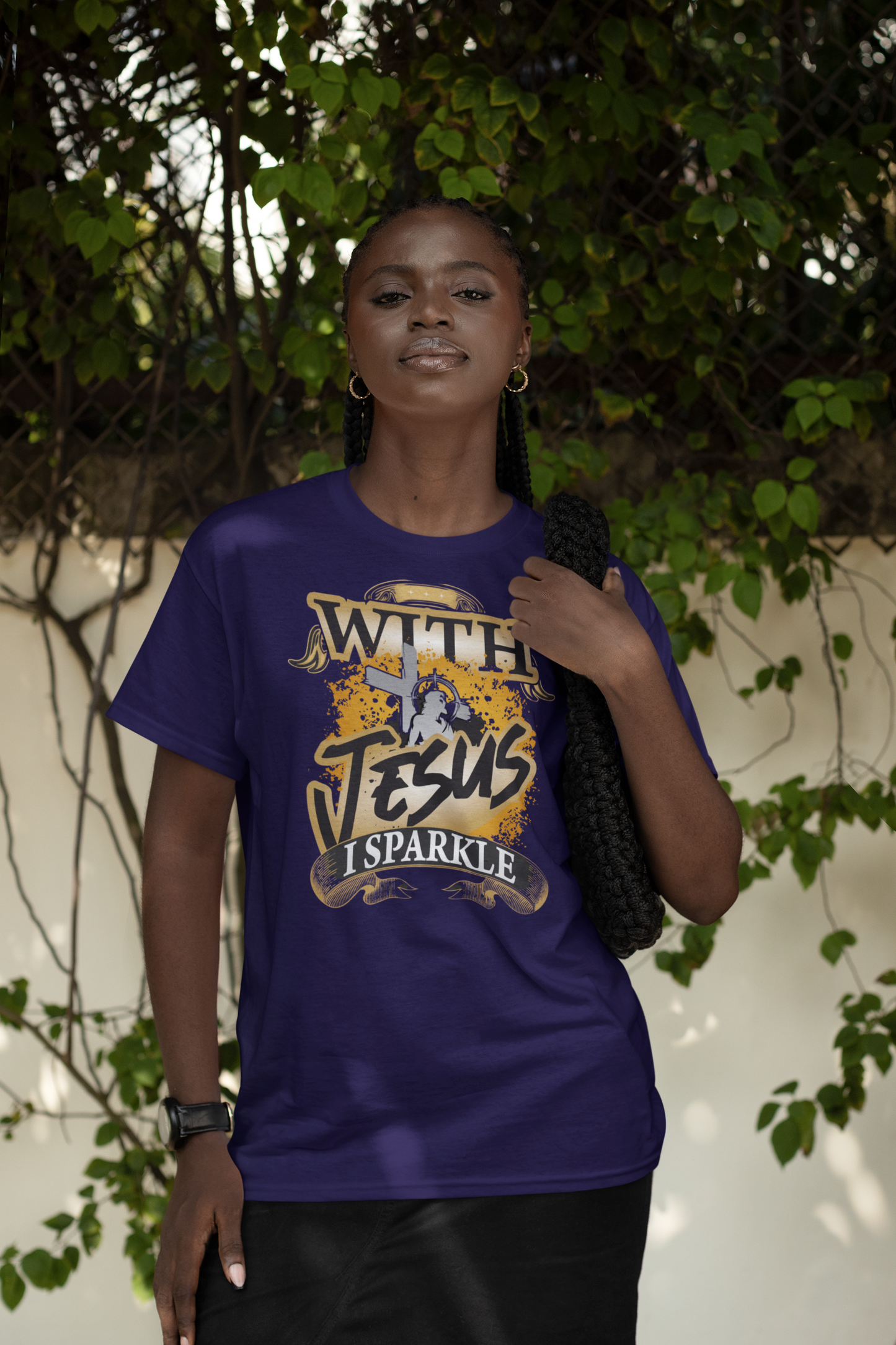 JESUS SPARKLE T-SHIRTS - MONLANE