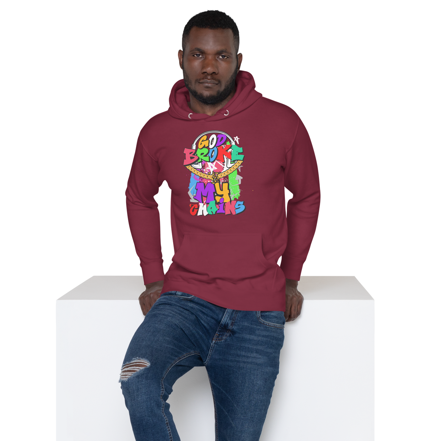 God Broke my Chains Unisex Hoodie - MONLANE