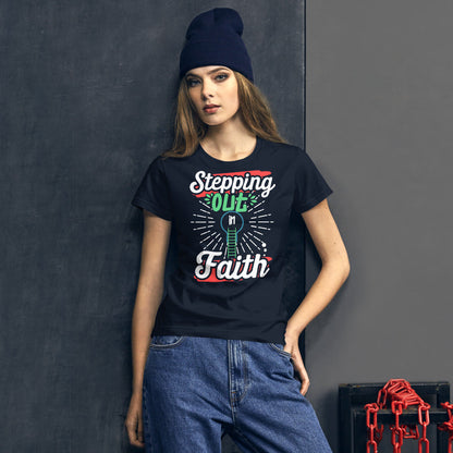 Stepping Out in Faith Women's short sleeve t-shirt - MONLANE